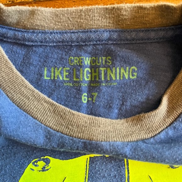 Boys Crewcuts Short Sleeve Tee Size 6-7 - Picture 3 of 3